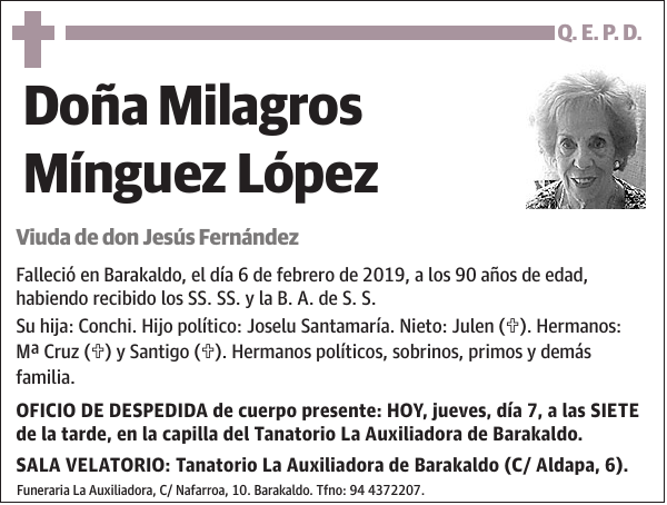 Milagros Mínguez López