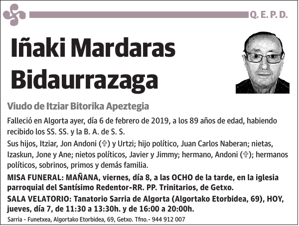 Iñaki Mardaras Bidaurrazaga