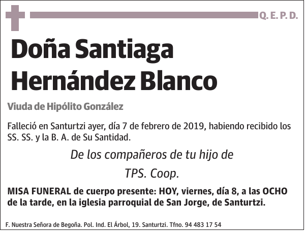 Santiaga Hernández Blanco