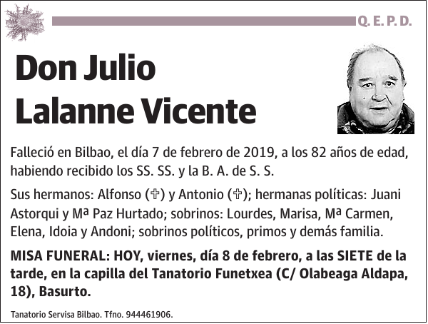 Julio Lalanne Vicente