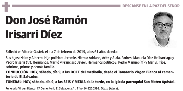 José Ramón Irisarri Díez