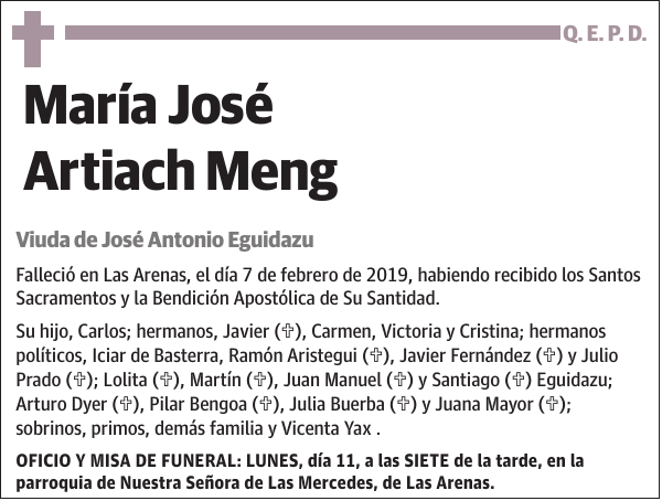 María José Artiach Meng