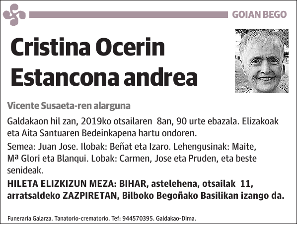 Cristina Ocerin Estancona