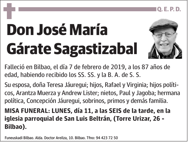 José María Gárate Sagastizabal