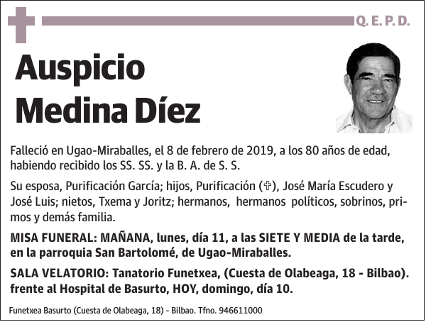 Auspicio Medina Díez