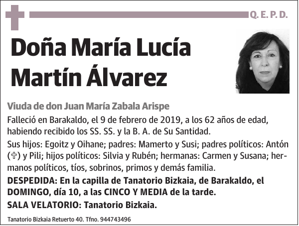 María Lucía Martín Álvarez