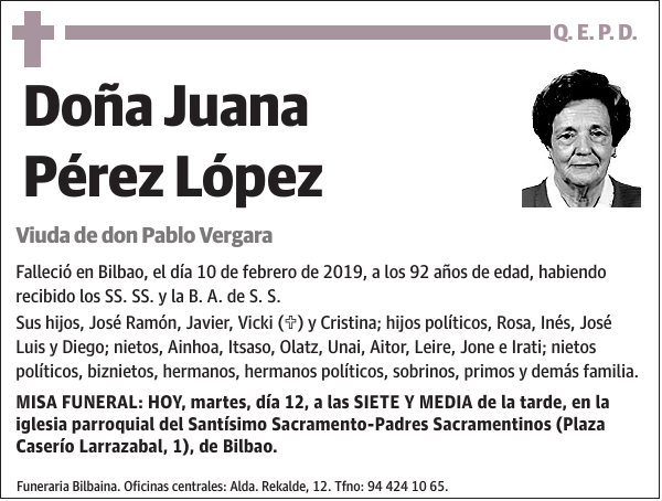 Juana Pérez López