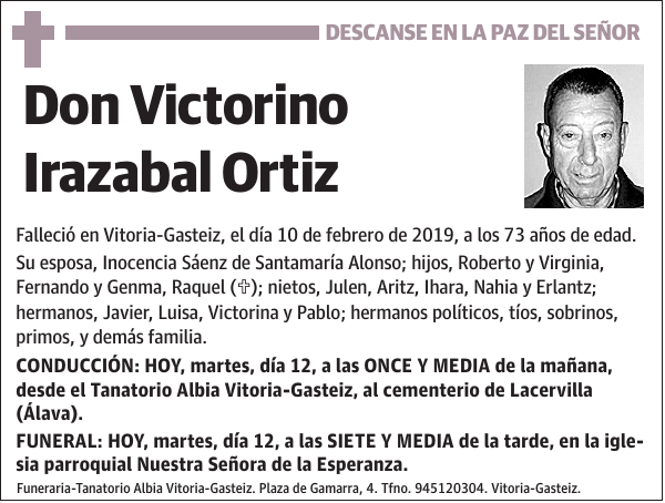 Victorino Irazabal Ortiz