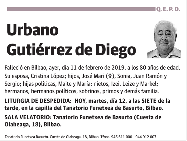 Urbano Gutiérrez de Diego