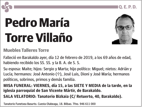 Pedro María Torre Villaño