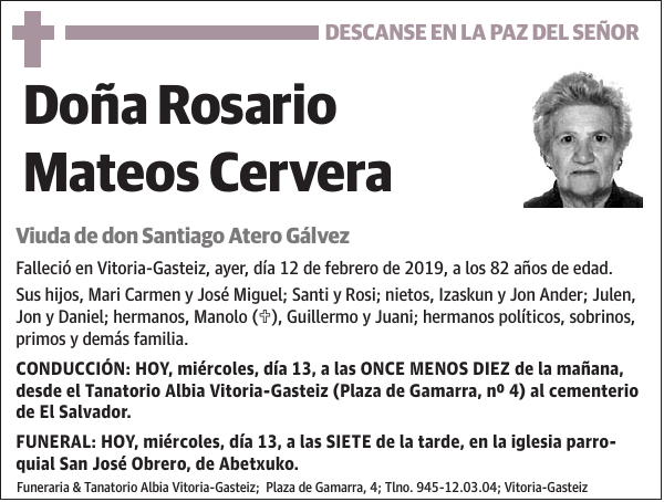 Rosario Mateos Cervera