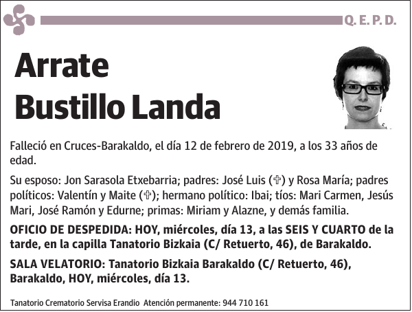 Arrate Bustillo Landa