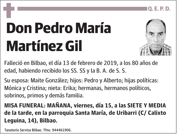 Pedro María Martínez Gil