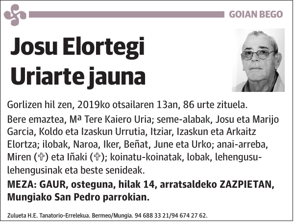 Josu Elortegi Uriarte