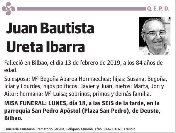 Juan Bautista Ureta Ibarra