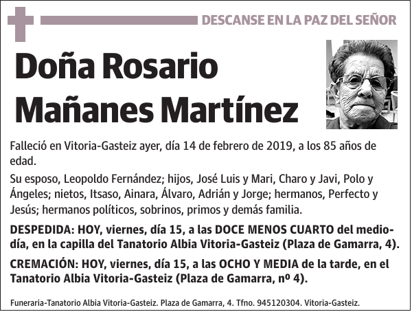 Rosario Mañanes Martínez