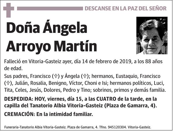 Ángela Arroyo Martín