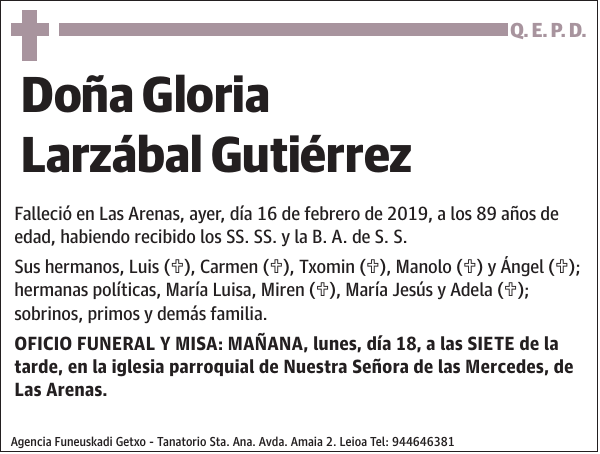 Gloria Larzábal Gutiérrez