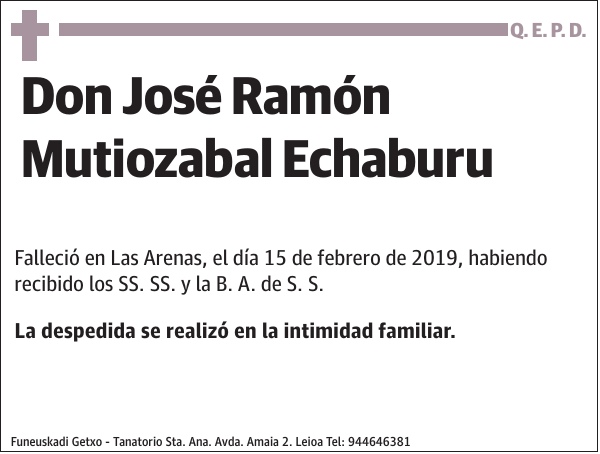 José Ramón Mutiozabal Echaburu