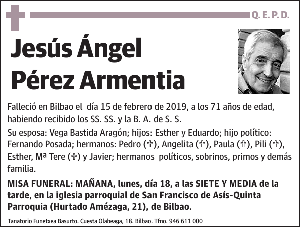 Jesús Ángel Pérez Armentia