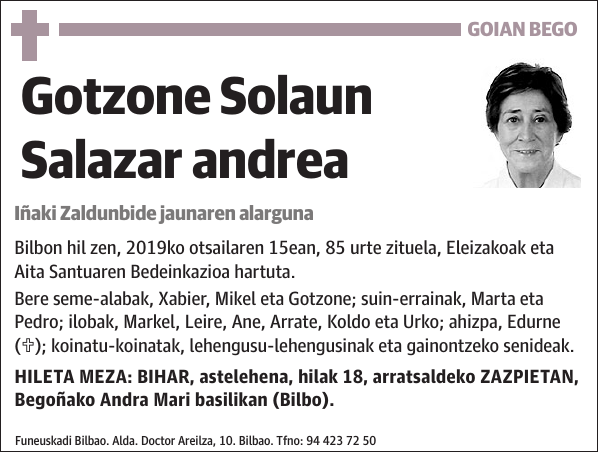 Gotzone Solaun Salazar