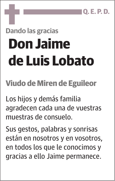 Jaime de Luis Lobato