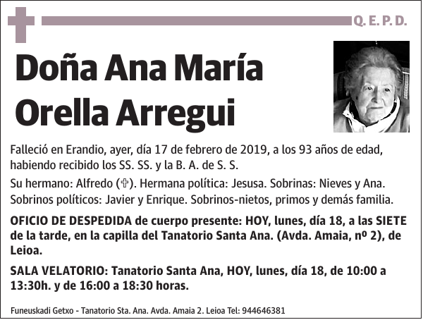 Ana María Orella Arregui