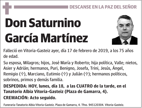 Saturnino García Martínez
