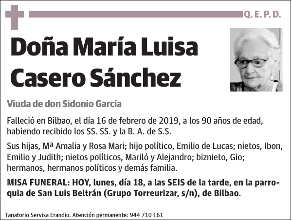 María Luisa Casero Sánchez