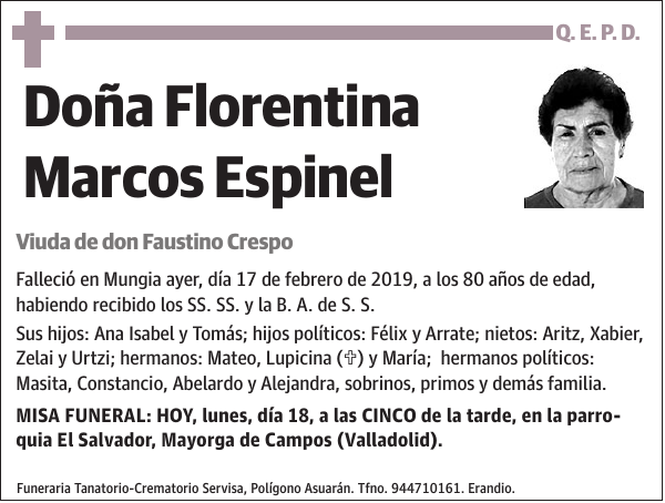 Florentina Marcos Espinel