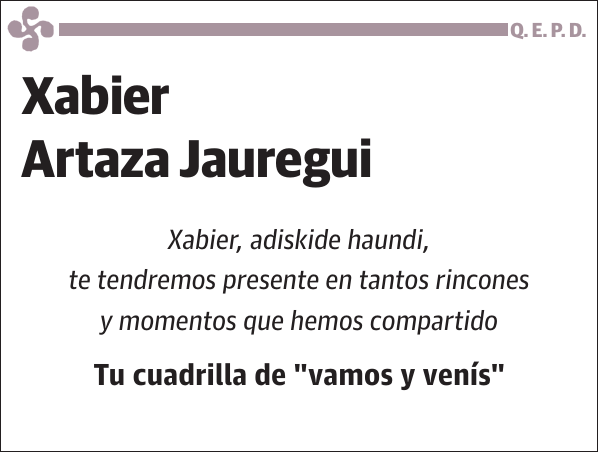 Xabier Artaza Jauregui