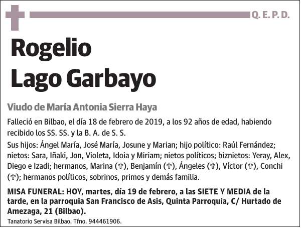 Rogelio Lago Garbayo