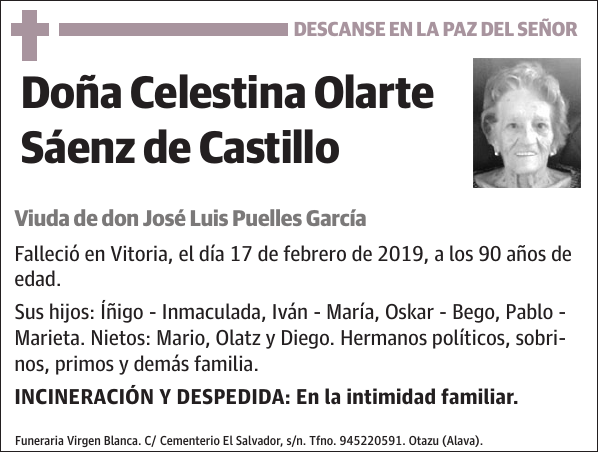 Celestina Olarte Sáenz de Castillo