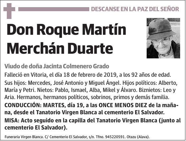 Roque Martín Merchán Duarte