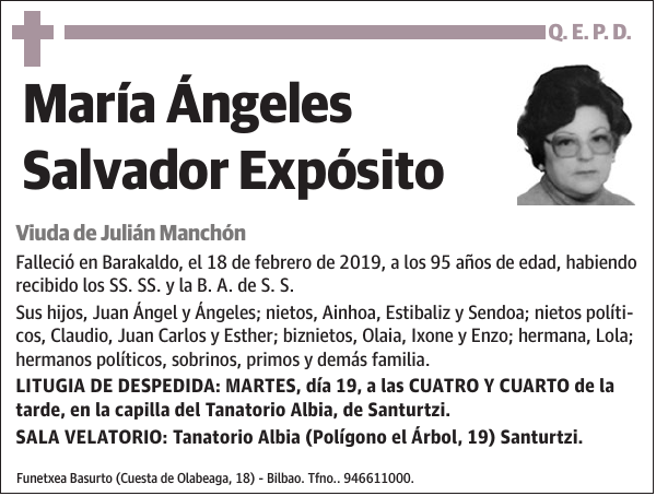 María Ángeles Salvador Expósito