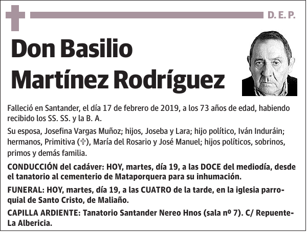 Basilio Martínez Rodríguez