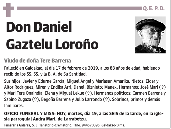 Daniel Gaztelu Loroño