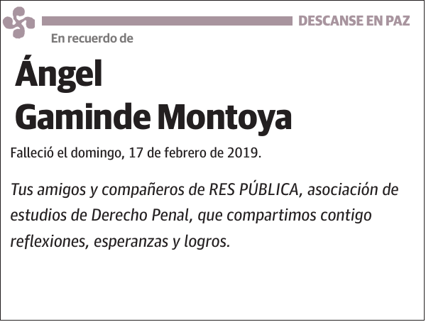 Ángel Gaminde Montoya