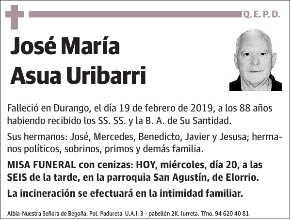 José María Asua Uribarri