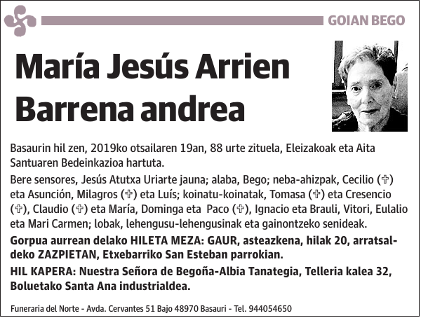 María Jesús Arrien Barrena