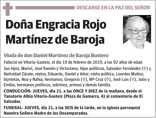 Engracia Rojo Martínez de Baroja