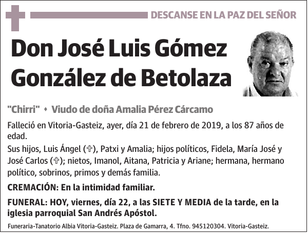 José Luis Gómez González de Betolaza