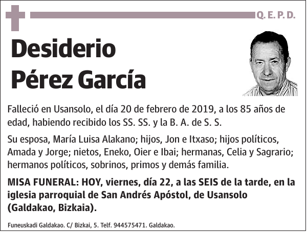 Desiderio Pérez García