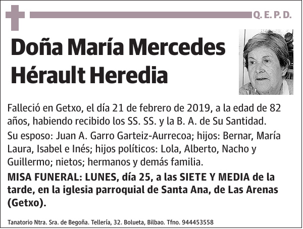 María Mercedes Hérault Heredia