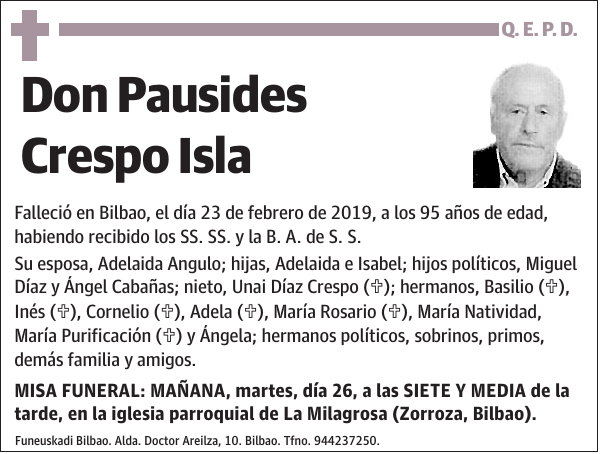 Pausides Crespo Isla