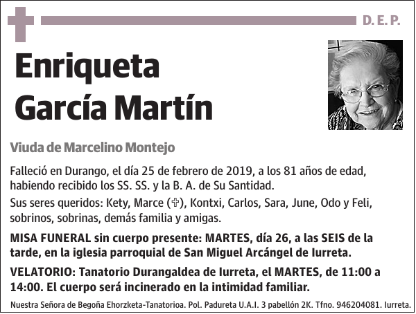 Enriqueta García Martín