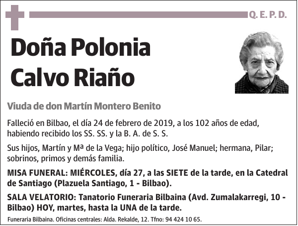 Polonia Calvo Riaño