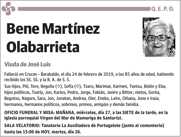 Bene Martínez Olabarrieta