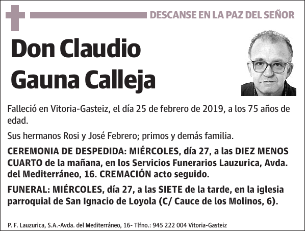 Claudio Gauna Calleja