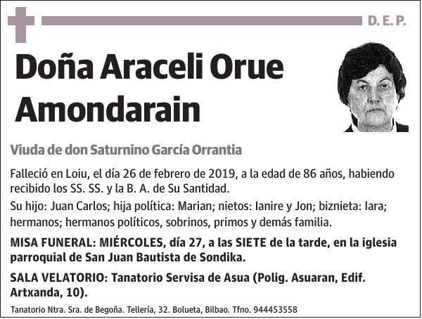 Araceli Orue Amondarain